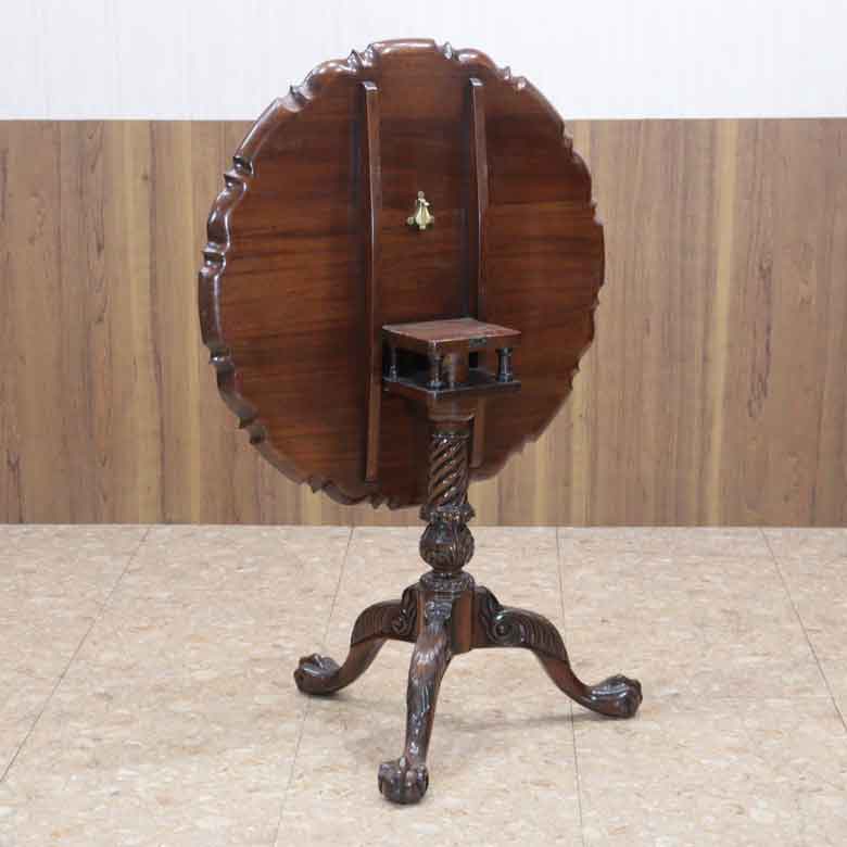 ティルトトップテーブル ヴィンテージ イギリス ラウンドテーブル オケージョナルテーブル