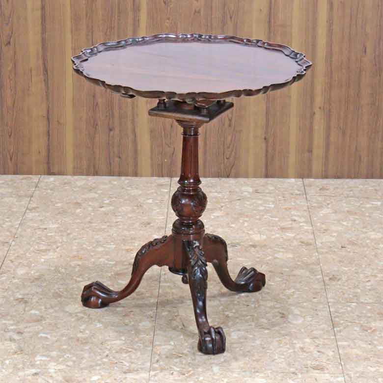 ティルトトップテーブル ヴィンテージ イギリス ラウンドテーブル オケージョナルテーブル