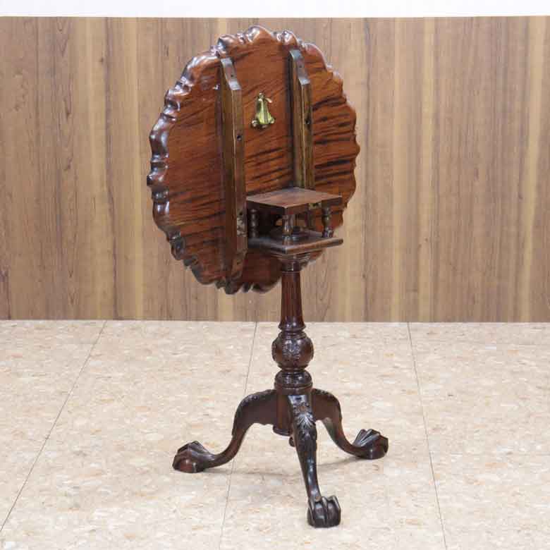 ティルトトップテーブル ヴィンテージ イギリス ラウンドテーブル オケージョナルテーブル