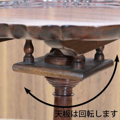 ティルトトップテーブル ヴィンテージ イギリス ラウンドテーブル オケージョナルテーブル