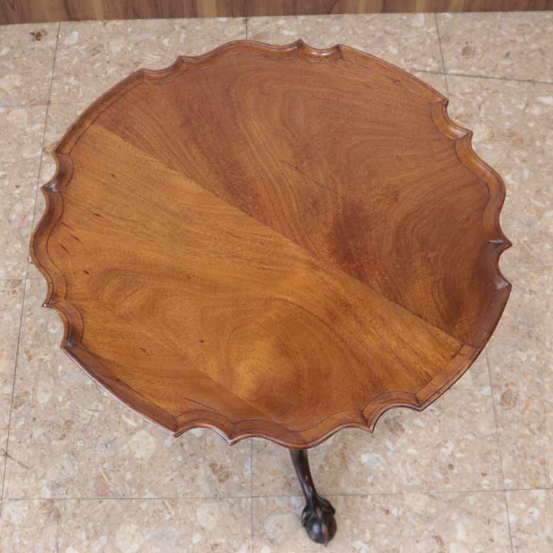 ティルトトップテーブル ヴィンテージ イギリス ラウンドテーブル オケージョナルテーブル