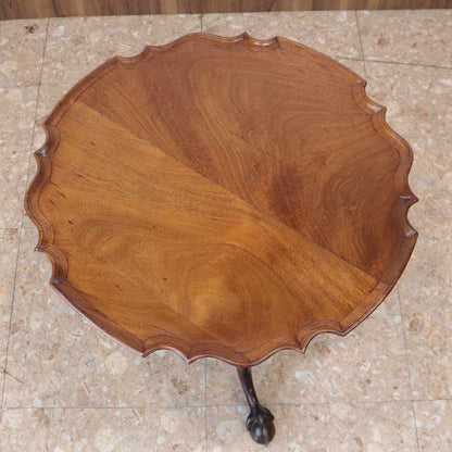 ティルトトップテーブル ヴィンテージ イギリス ラウンドテーブル オケージョナルテーブル