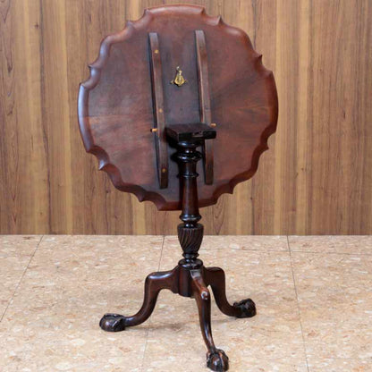 ティルトトップテーブル ヴィンテージ イギリス ラウンドテーブル オケージョナルテーブル