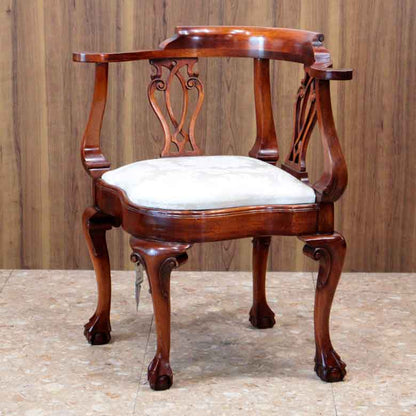 コーナーチェア Bevan Funnell Reprodux チッペンデールスタイル イギリス