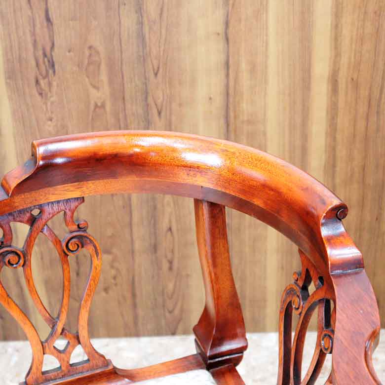 コーナーチェア Bevan Funnell Reprodux チッペンデールスタイル イギリス