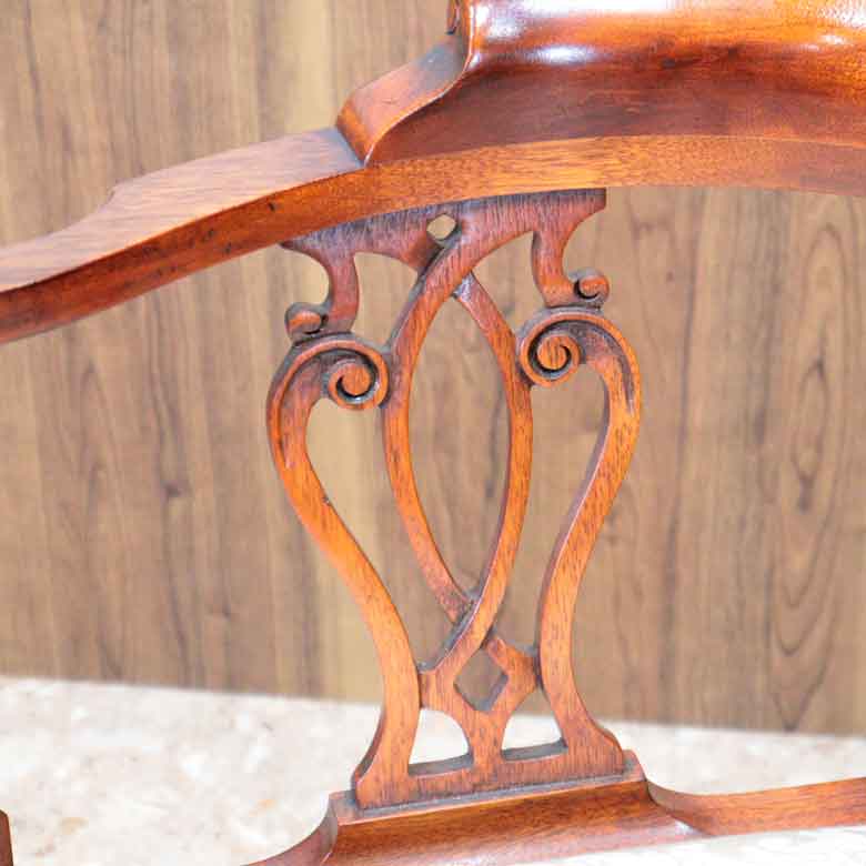 コーナーチェア Bevan Funnell Reprodux チッペンデールスタイル イギリス