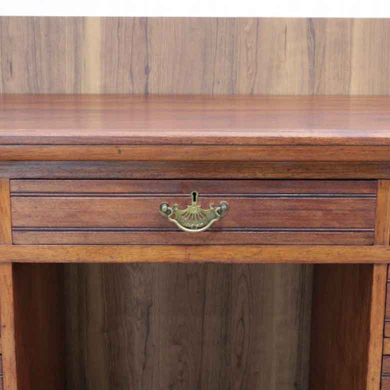 イギリス アンティーク ペディスタルデスク ライティングデスク