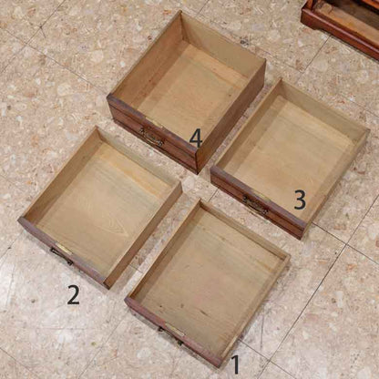 イギリス アンティーク ペディスタルデスク ライティングデスク