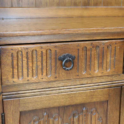 オールドチャーム Old Charm ウェルシュドレッサー カップボード ヴィンテージ 木製 レトロ ミッドセンチュリー 北欧