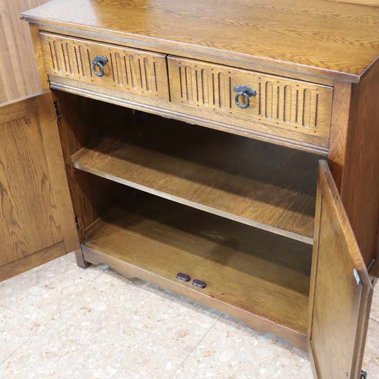 オールドチャーム Old Charm ウェルシュドレッサー カップボード ヴィンテージ 木製 レトロ ミッドセンチュリー 北欧