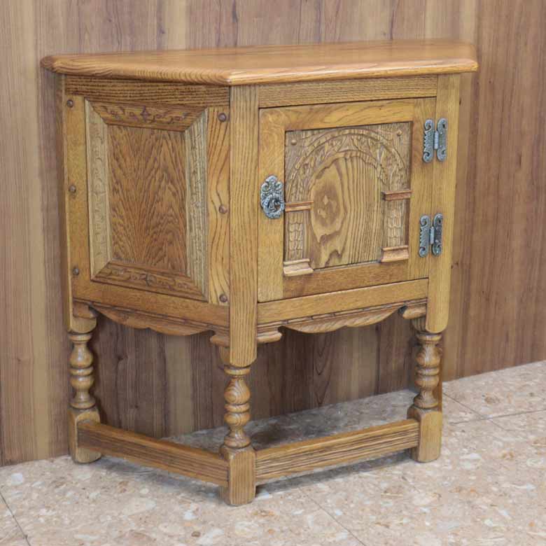 オールドチャーム Old Charm カンテッドテーブル スモールキャビネット ヴィンテージ 木製 レトロ ミッドセンチュリー 北欧