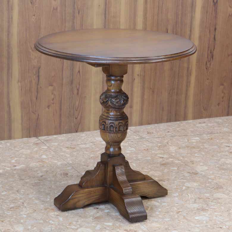 オールドチャーム Old Charm ラウンドテーブル ワインテーブル ヴィンテージ 木製 レトロ ミッドセンチュリー 北欧