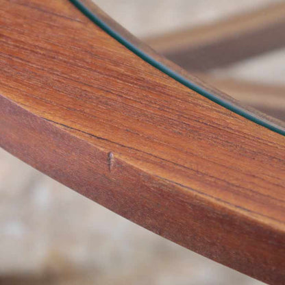 ローテーブル NATHAN ガラステーブル ヴィンテージ 木製 レトロ ミッドセンチュリー 北欧