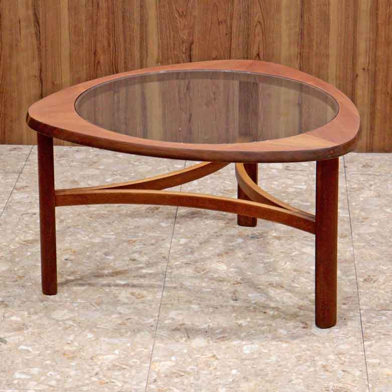 ローテーブル ネイサン/NATHAN ガラステーブル ヴィンテージ 木製 レトロ ミッドセンチュリー 北欧