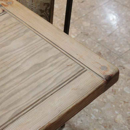 タイルトップ オールドパイン ダイニングテーブル ヴィンテージ 木製 レトロ ミッドセンチュリー 北欧