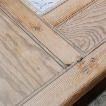 タイルトップ オールドパイン ダイニングテーブル ヴィンテージ 木製 レトロ ミッドセンチュリー 北欧