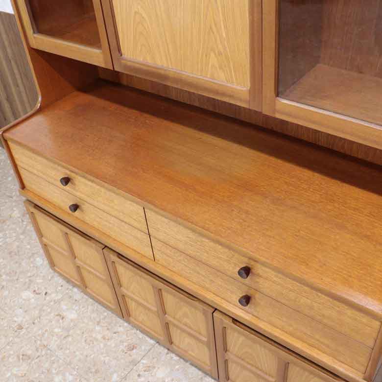 キャビネット ネイサン カップボード イギリス チーク 完成品 NATHAN Parker Knoll