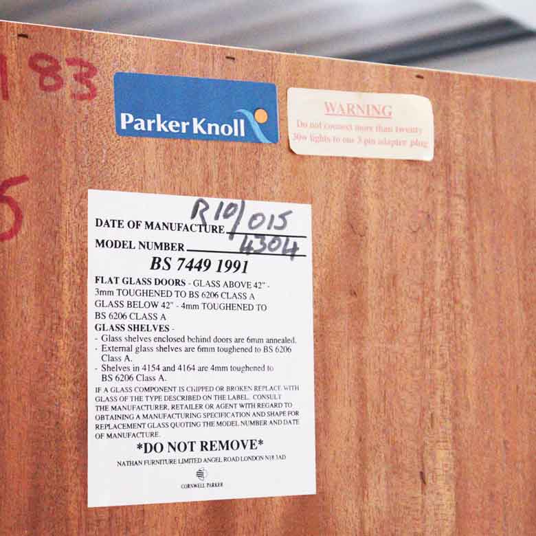 キャビネット ネイサン カップボード イギリス チーク 完成品 NATHAN Parker Knoll