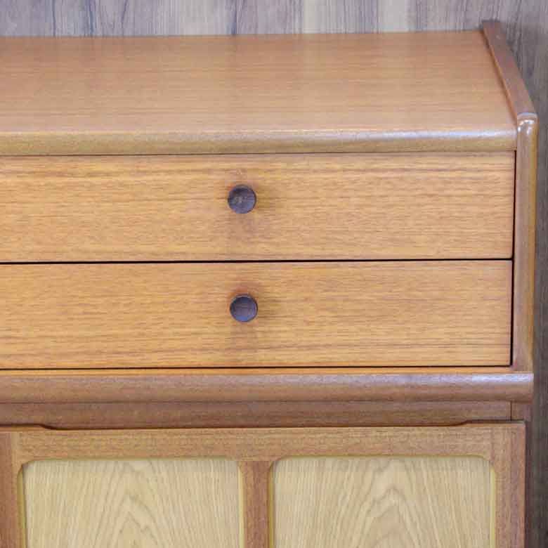 ローキャビネット ネイサン サイドボード イギリス チーク 完成品 NATHAN Parker Knoll