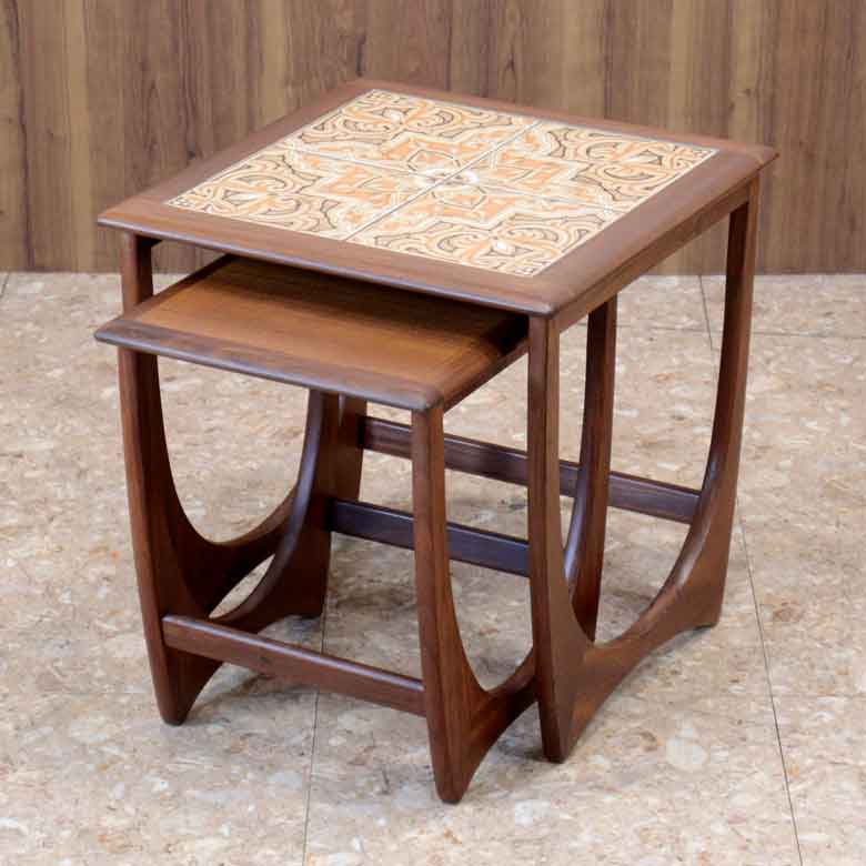 ネストテーブル2P G-plan ヴィンテージ イギリス ローテーブル ミッドセンチュリー