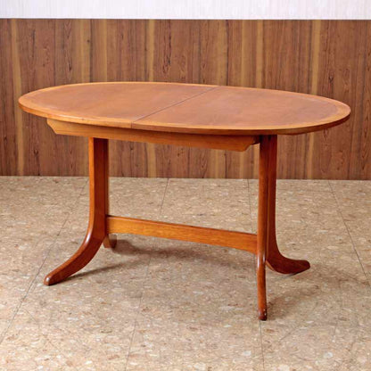 ダイニングテーブル ネイサン オーバル イギリス チーク 完成品 NATHAN