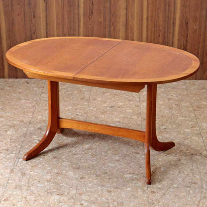 ダイニングテーブル ネイサン オーバル イギリス チーク 完成品 NATHAN