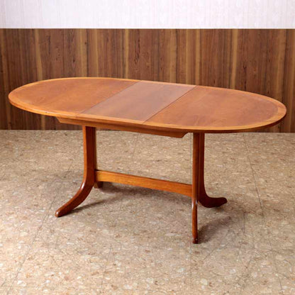 ダイニングテーブル ネイサン オーバル イギリス チーク 完成品 NATHAN