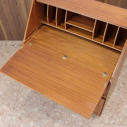 ビューロー ネイサン ライティング イギリス チーク 完成品 NATHAN Parker Knoll 扉タイプ