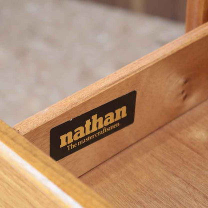 ビューロー ネイサン ライティング イギリス チーク 完成品 NATHAN 引き出しタイプ