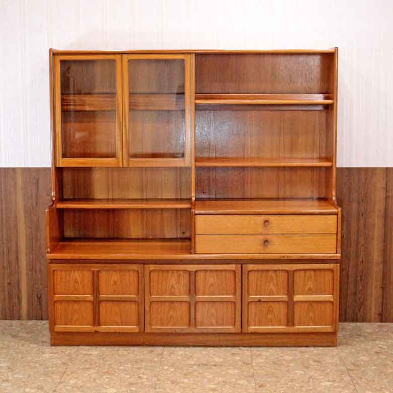 キャビネット ネイサン カップボード イギリス チーク 完成品 NATHAN