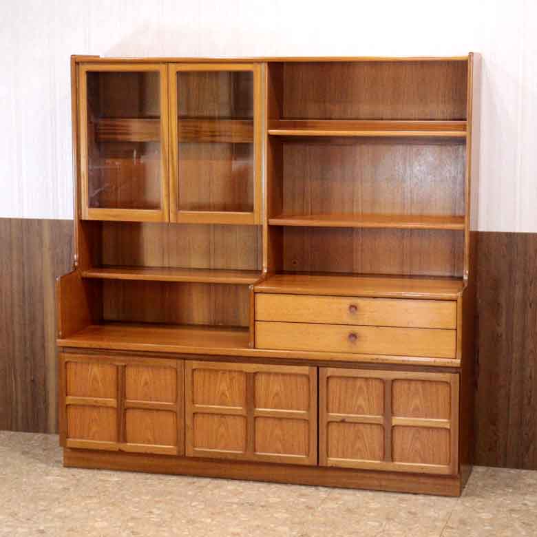 キャビネット ネイサン カップボード イギリス チーク 完成品 NATHAN