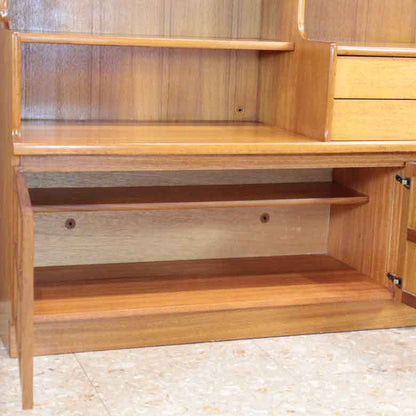 キャビネット ネイサン カップボード イギリス チーク 完成品 NATHAN