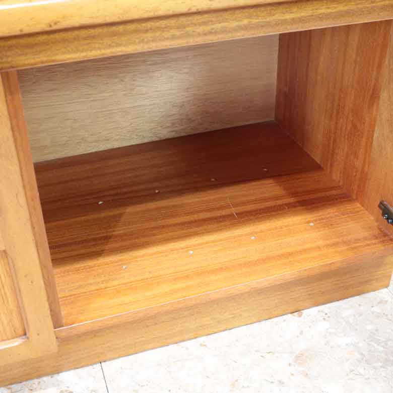 キャビネット ネイサン カップボード イギリス チーク 完成品 NATHAN