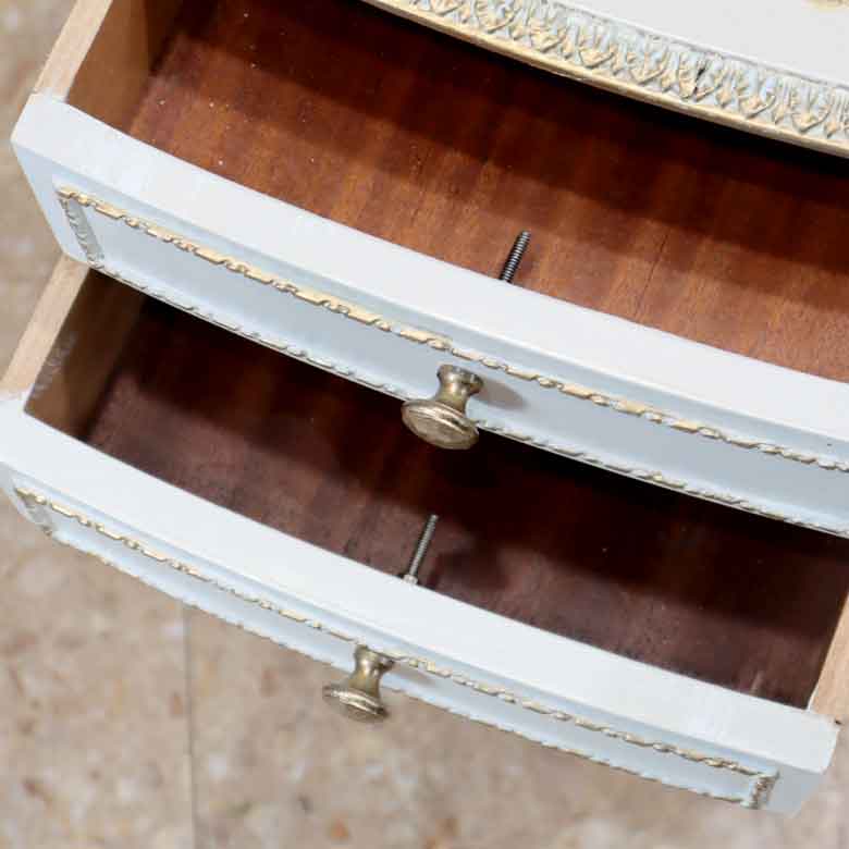 サイドチェスト ヴィンテージ イギリス ホワイト Olympus Furniture of London 147-1