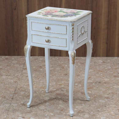 サイドチェスト ヴィンテージ イギリス ホワイト Olympus Furniture of London 147-2
