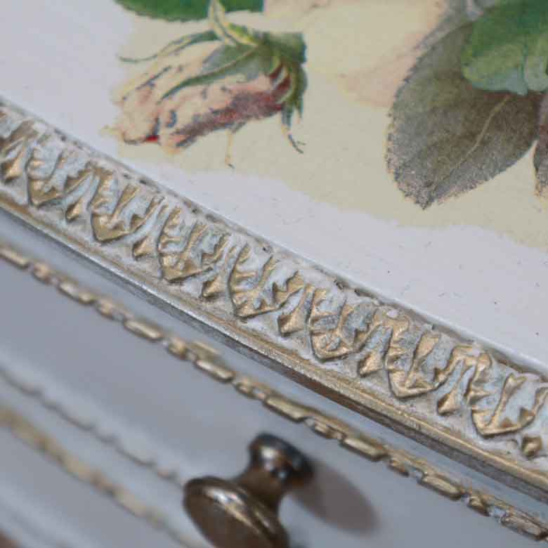 サイドチェスト ヴィンテージ イギリス ホワイト Olympus Furniture of London 147-2