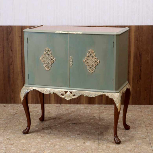 カクテルキャビネット ヴィンテージ イギリス サイドボード 猫脚