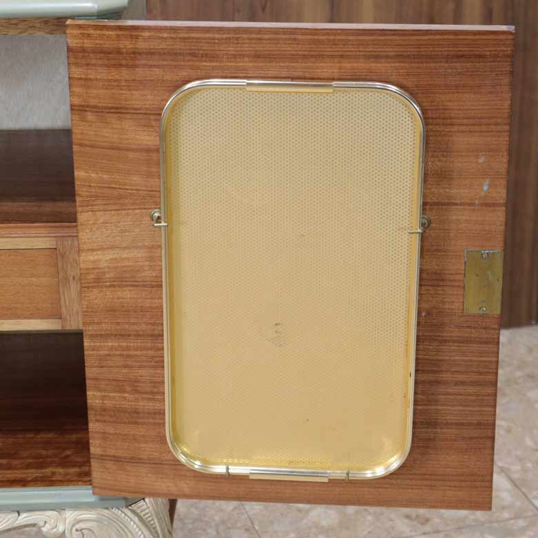 カクテルキャビネット ヴィンテージ イギリス サイドボード 猫脚