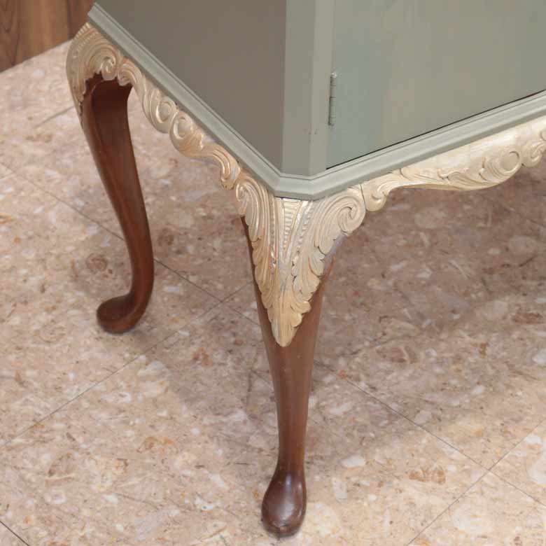 カクテルキャビネット ヴィンテージ イギリス サイドボード 猫脚