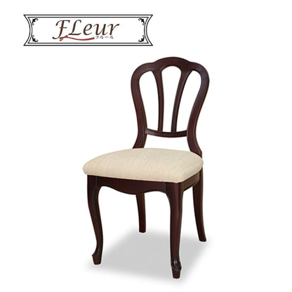 ダイニングチェア デスクチェア 東海家具 フルール DM LDチェア マホガニー ダークブラウン 456065