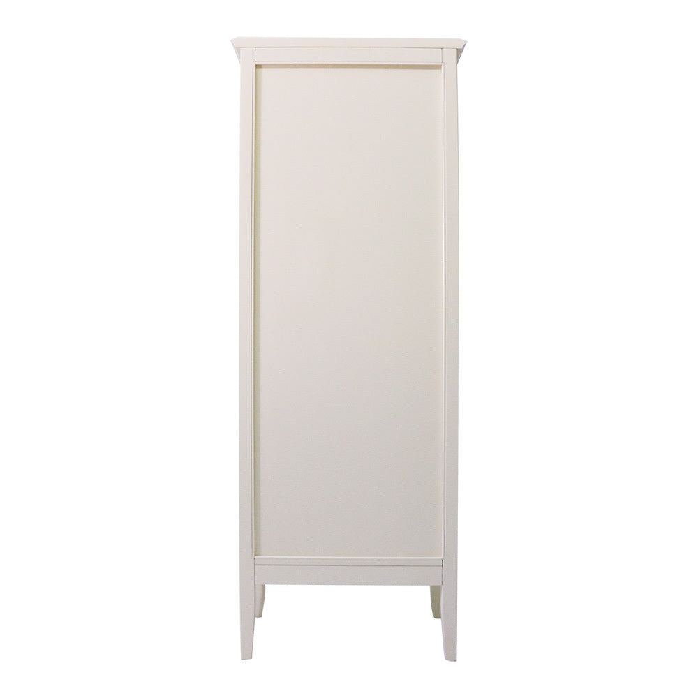 キャビネット ホワイト アンティークホワイト 東海家具 ガラスケース キュリオケース 木製 クラシック 白家具 フルールWH 793467