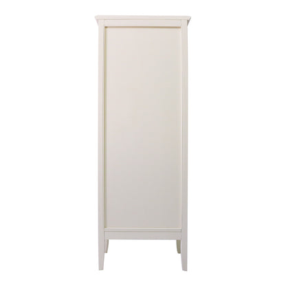 キャビネット ホワイト アンティークホワイト 東海家具 ガラスケース キュリオケース 木製 クラシック 白家具 フルールWH 793467