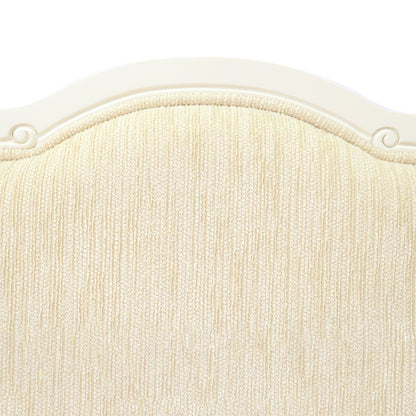 ダイニングチェア 2脚セット アンティークホワイト 木製 椅子 チェアD クラシック 白家具 プリンセス フルールWH 東海家具 455921