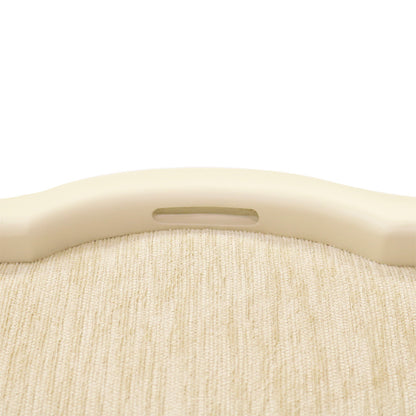 ダイニングチェア 2脚セット アンティークホワイト 木製 椅子 チェアD クラシック 白家具 プリンセス フルールWH 東海家具 455921