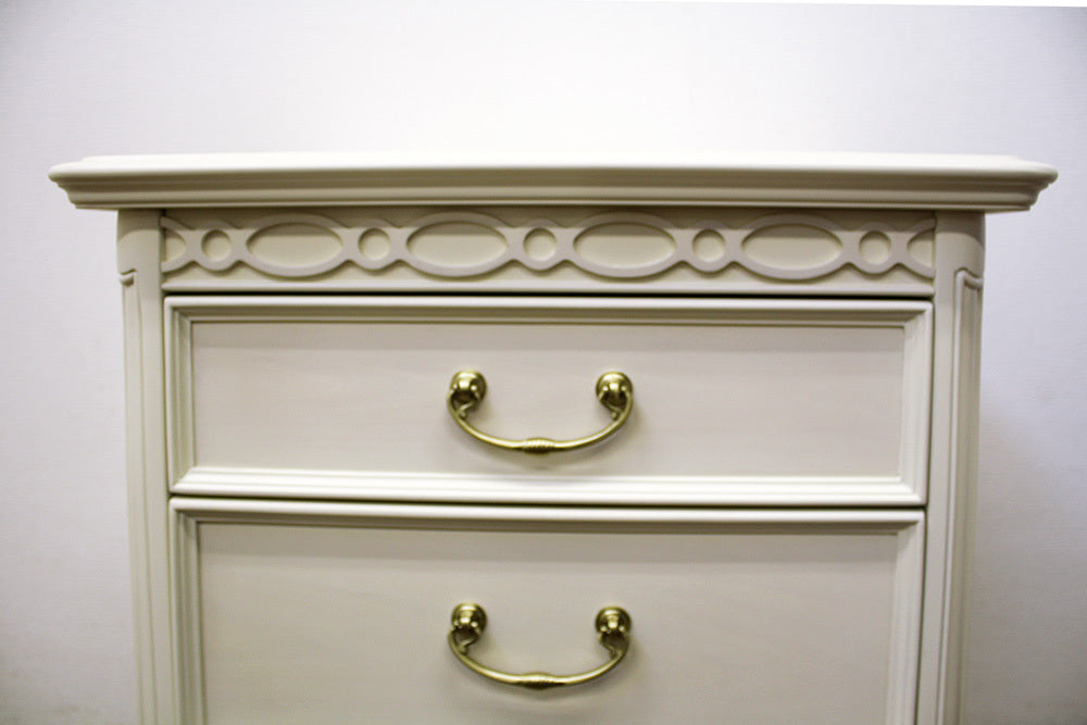 東海家具 フルールWH ナイトテーブル ホワイト 猫脚 木製 東海家具工業 (正規販売店/開梱設置付) フルールWH ナイトテーブルE