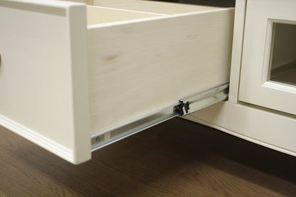 テレビ台 ローボード 150cm アンティークホワイト東海家具 テレビボード 木製 クラシック 白家具 姫 プリンセス フルール WH 784120