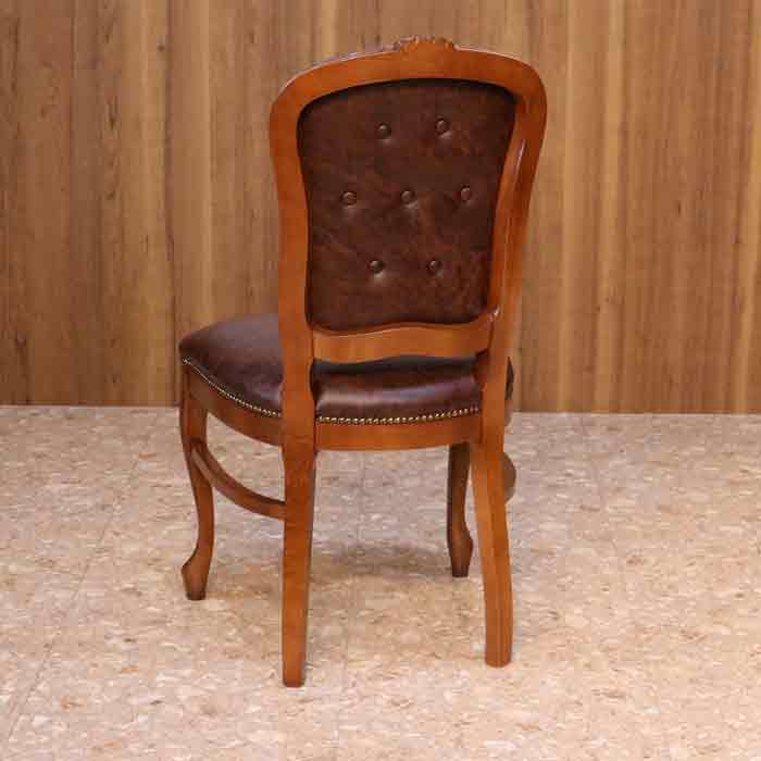 イタリア ダイニングチェア 本皮 ブラック 木製 ペイント 高級 イタリア ダイニングチェア 本皮 ブラック 木製 ペイント 高級