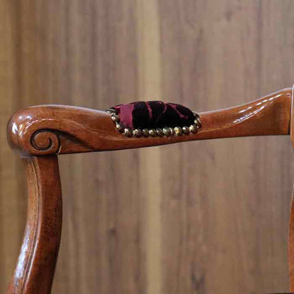 イタリア 二人がけ ソファ 木製 レッド・ルミナ  サロンソファ