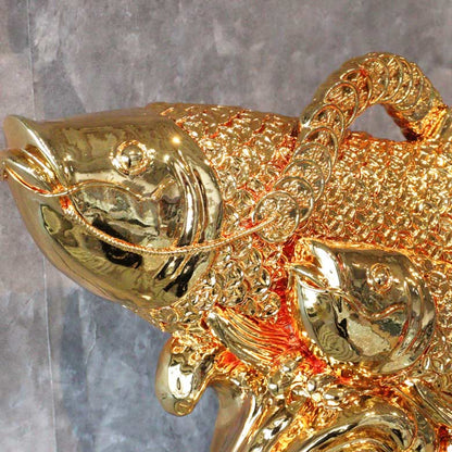 魚 オブジェ 置物 トレジャーフィッシュ 風水 金運 縁起物 オーナメント