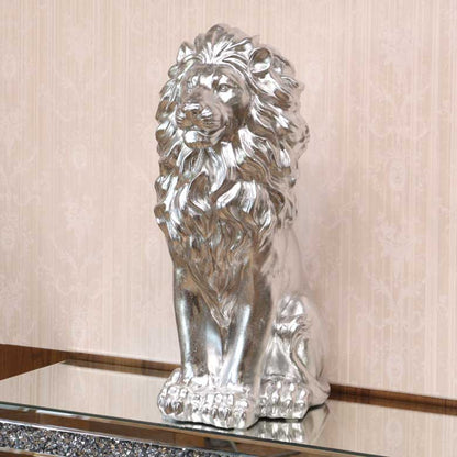 ライオンの置物 オブジェ 座り 風水 縁起物 オーナメント